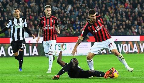 AC Milan loses 1-0 at Udinese in Italian league