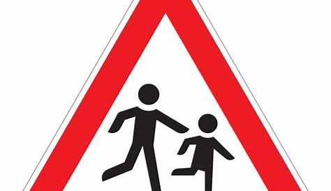 Achtung Kinder | Traffic signs, Road traffic signs, Road signs