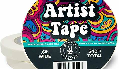 Amazon.com: Art Alternatives Acid-Free Black Masking Tape - 1/2"x60