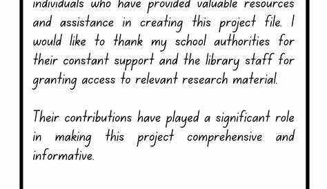 [Answered] acknowledgement for a school english project - Brainly.in