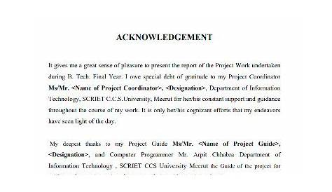 acknowledgement sample for individual assignment - Austin Campbell
