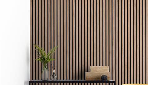 Acoustic Wood Slat Wall Panels Interior Wall Decor