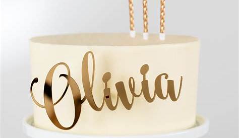 HAPPY BIRTHDAY Acrylic Cake Topper | Custom Color in 2020 | Acrylic