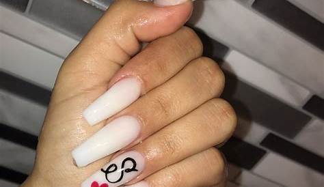 Acrylic Coffin White Nails 30 Best Nail Design Ideas 2022 The Trend