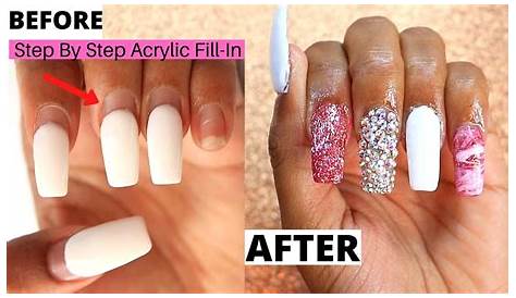 Acrylic Fill In How To Re A 8 Week Old Set Nails