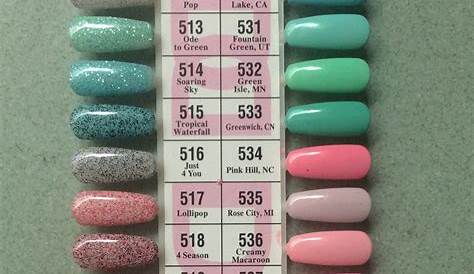 Acrylic Nail Color Chart s Length New Expression s