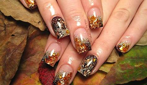 Acrylic Nail Designs For Autumn 24 Fall Design Ideas Perfect Thanksgiving Beautiful