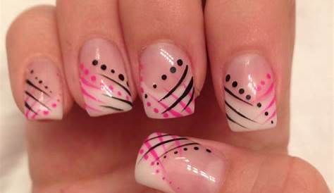 Acrylic Nail Ideas Lines Swirl s Design Spring Summer Designs Fall s