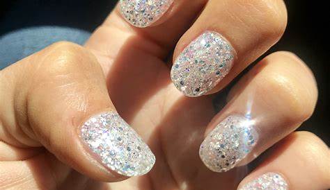 Acrylic Sparkle Nails 🤩 Glitter Flakes 😍😍