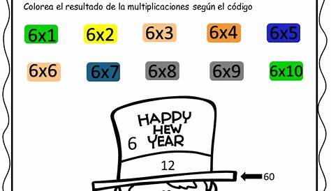 Tabla de multiplicar del 7. Ejercicios de matemáticas para niños