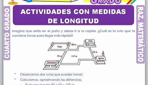 💙 MEDIDAS DE LONGITUD 💙 Tercero Educación Primaria (8 años)