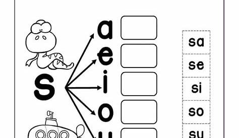 actividades letra s | Abecedario actividades, Actividades de letras y