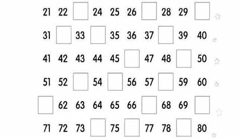 Fichas para trabajar el conteo del 1 al 30 Math Activities, Numbers