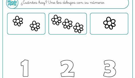 Fichas conteo preescolar | Actividades de matemáticas preescolares