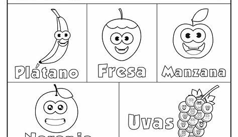 Divertidas Láminas Para Colorear Y Trabajar Todas Las Preschool Spanish