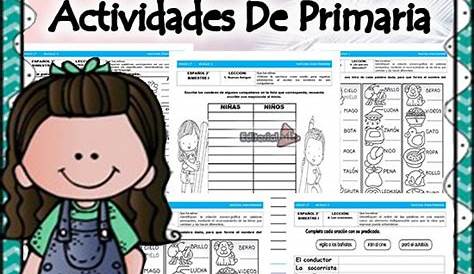 Actividades Para Segundo Grado de Primaria Imprimir