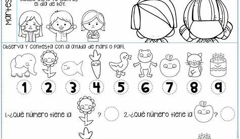 Actividades para niños de preescolar (Para Imprimir)