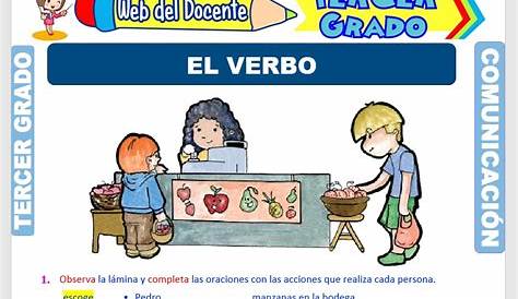 0coloección de fichas para trabajar los verbos en primaria (4) | Verbos