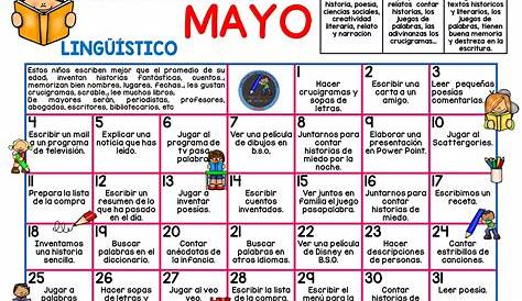 Historia de México: calendario de actividades del mes de mayo