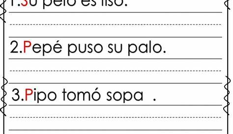 Actividades de escritura y lectura para primer grado de primaria