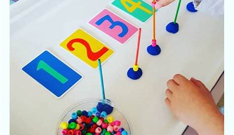 conteo y colores | Actividades montessori, Juego didactico para niños