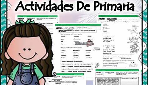 Actividades para 4° de Primaria - Activities for 4th of Primary | TpT