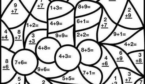 OPERACIONES MATEMÁTICAS fichas para colorear (2) – Imagenes Educativas