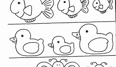 Actividades Dibujos Para Colorear Para Niños De Preescolar