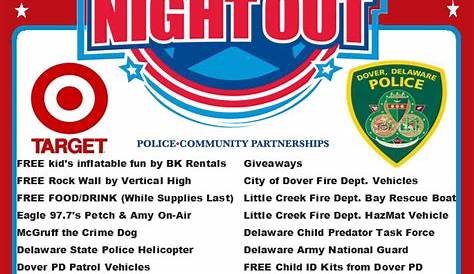 National Night Out Party Ideas Volunteer Application, Becoming A Cop