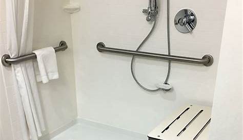 An easy access shower begins with a barrier free shower pan from