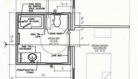 Standard Bathroom Layout | Drawings to Accompany the Building
