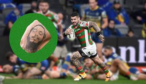 Adam Reynolds Tattoos : Has Rabbitoh's Adam Reynolds tattooed the logo