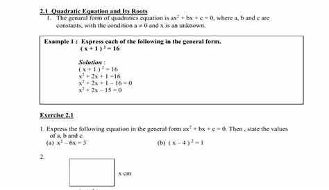 Additional Mathematics form 4 (formula)