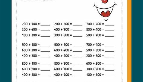 Addieren / Subtrahieren mit Hunderterzahlen im Zahlenraum 1000 | Klasse