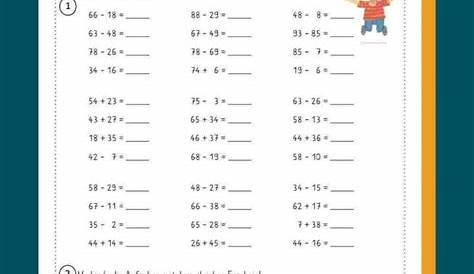 Subtraktion Arbeitsblätter Mathe Klasse 5 Zum Ausdrucken - Mark