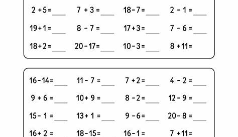 Mathemonsterchen - Addition und Subtraktion