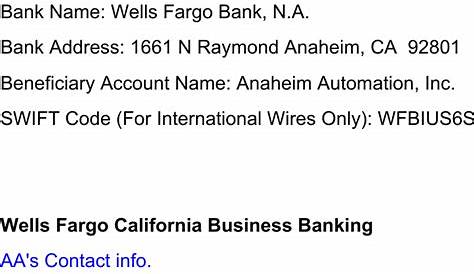 Fillable Online Wells Fargo Change Of Address Form. Wells Fargo Change
