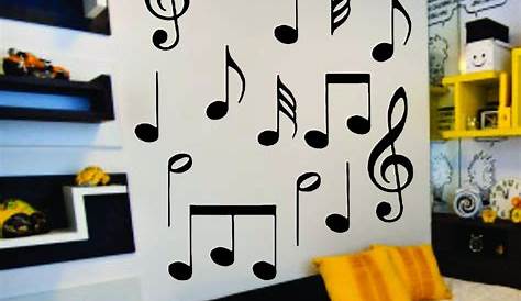 Adesivo Decorativos Notas Musicais 87x60cm no Elo7 | Gracy Farias