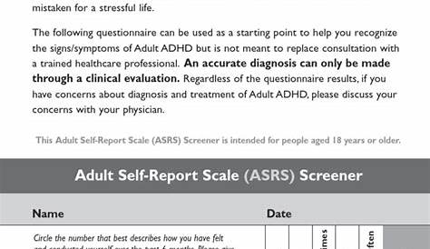 Adhd Or Add Quiz Adult ADD ADHD — ADDept