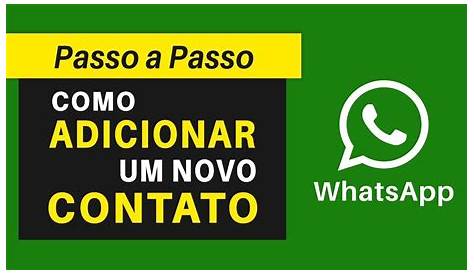 Formas rápidas de adicionar contatos no WhatsApp! - YouTube