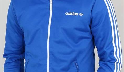 adidas Originals Cotton Men's Beckenbauer Track Jacket in Blue for Men