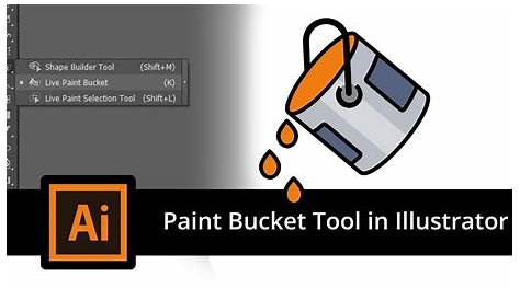 Adobe Illustrator Tutorial - How To Use The Live Paint Bucket Tool