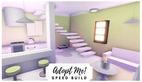 CUTE PINK AESTHETIC UNICORN HOUSE 🦄 | Adopt Me - Speed Build | Adopt me