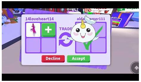 Trade in adopt me! - YouTube