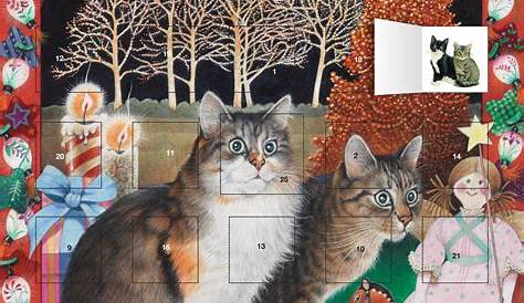 Cats Personalised advent Calendar for Christmas add your own | Etsy