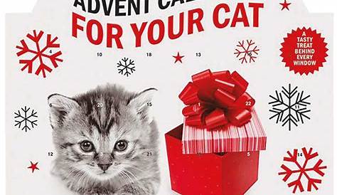 Xmas Cats Freestanding Traditional Caltime Christmas Advent Calendar