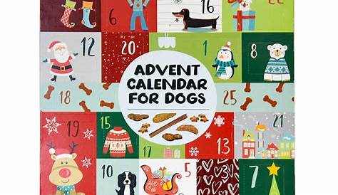 Dog advent calendar Dog Christmas Dog treat calendar XL | Etsy