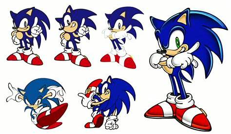 Concept artwork of Sonic from ‘Adventures Of Sonic... - Sonic The Hedgeblog