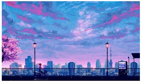 Aesthetic Anime Background - Please contact us if you want to publish
