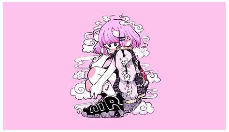 Pink Anime Aesthetic Desktop Wallpaper : Aesthetic Creator Soft Pink